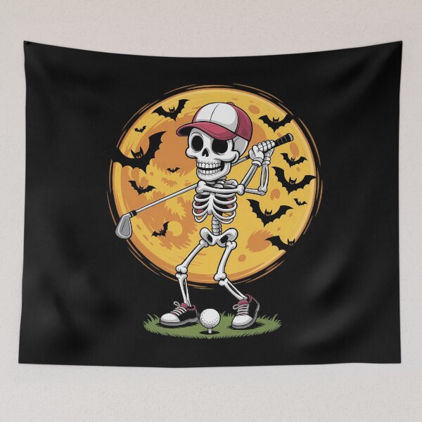 Item preview, Halloween Golf Skeleton Golfer Funny Halloween Golfing designed and sold by ValerieRodrigue.