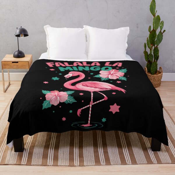 Item preview, Christmas Pajamas Pink Flamingo Fa La La La Mingo designed and sold by papertaless.