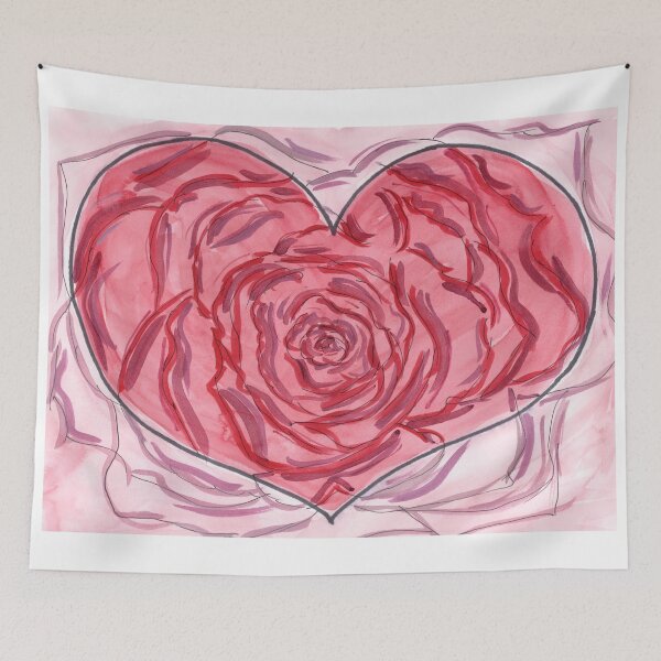Item preview, Herz, Rose, Heart, designed and sold by Anke‘s Bazaar.
