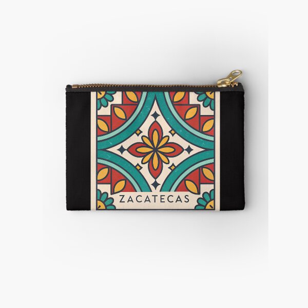 Item preview, Zacatecas Talavera Tile – Colorful Mexican Folk Art Pattern for Laptops & Water Bottles designed and sold by VividOrganica.