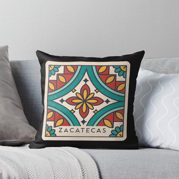Item preview, Zacatecas Talavera Tile – Colorful Mexican Folk Art Pattern for Laptops & Water Bottles designed and sold by VividOrganica.