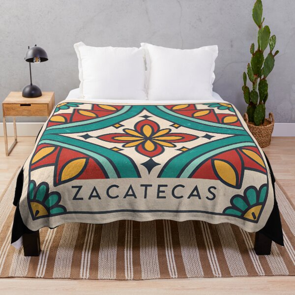 Item preview, Zacatecas Talavera Tile – Colorful Mexican Folk Art Pattern for Laptops & Water Bottles designed and sold by VividOrganica.
