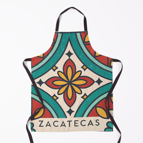Item preview, Zacatecas Talavera Tile – Colorful Mexican Folk Art Pattern for Laptops & Water Bottles designed and sold by VividOrganica.
