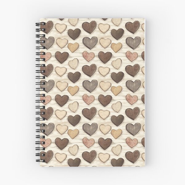 Item preview, Warm Heart Pattern on Wood designed and sold by LinaDesign Store.