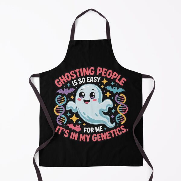 Item preview, Ghosting People Is So Easy – Funny Halloween Ghost designed and sold by TeeLabDesign.