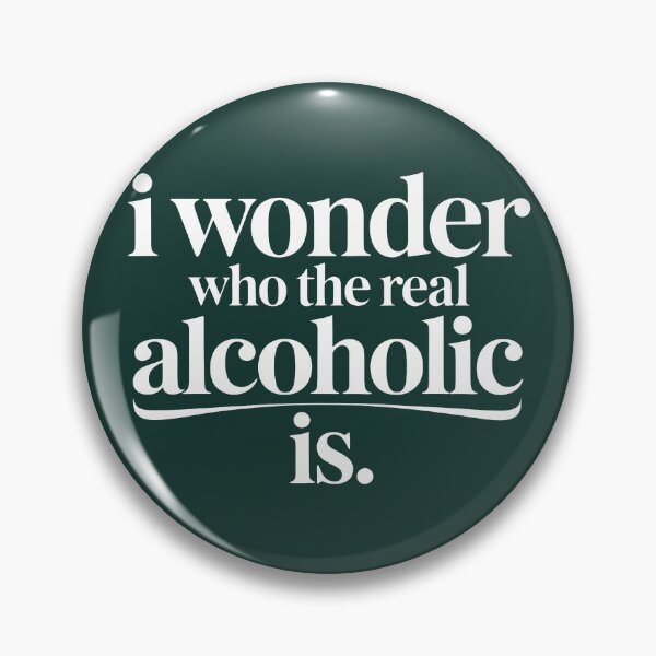 Item preview, Witty Minimalist Message About Alcohol and Identity designed and sold by SplashTastic.