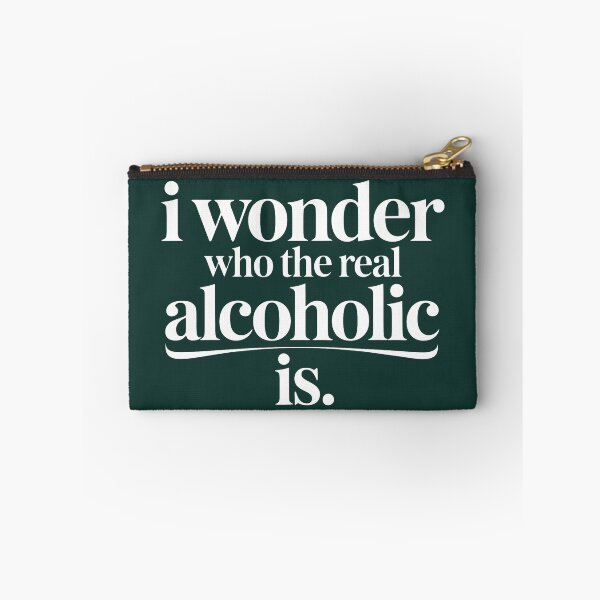 Item preview, Witty Minimalist Message About Alcohol and Identity designed and sold by SplashTastic.