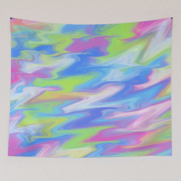 Item preview, Beautiful Blue And Pink Abstract  designed and sold by Rainbowland123.