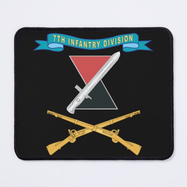 Item preview, Army - 7th Infantry Division - DUI w Ribbon - Br X 300 designed and sold by Military Insignia Products.