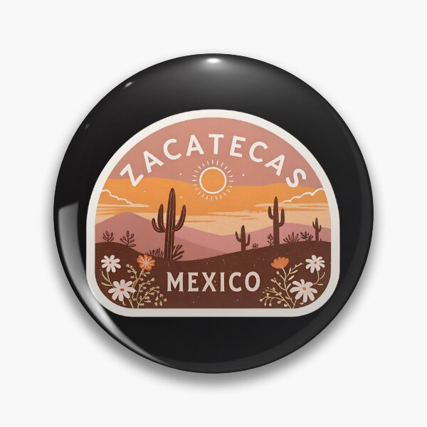 Item preview, Zacatecas Mexico Desert Sunrise– Rustic Cactus Landscape Design in Warm Earthy Tones designed and sold by VividOrganica.