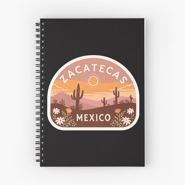 Item preview, Zacatecas Mexico Desert Sunrise– Rustic Cactus Landscape Design in Warm Earthy Tones designed and sold by VividOrganica.
