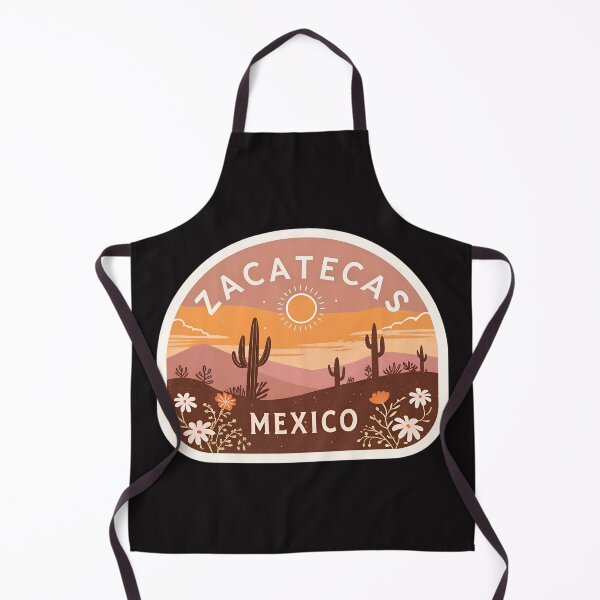 Item preview, Zacatecas Mexico Desert Sunrise– Rustic Cactus Landscape Design in Warm Earthy Tones designed and sold by VividOrganica.