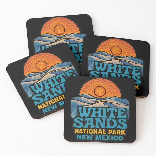 Item preview, White Sands National Park New Mexico Retro designed and sold by TomFrontierArt.