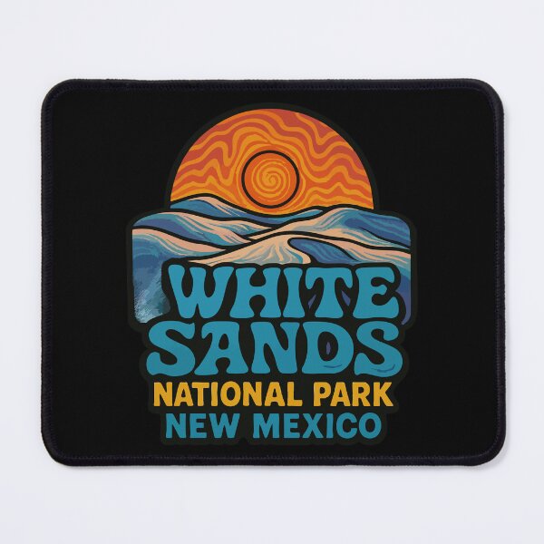 Item preview, White Sands National Park New Mexico Retro designed and sold by TomFrontierArt.