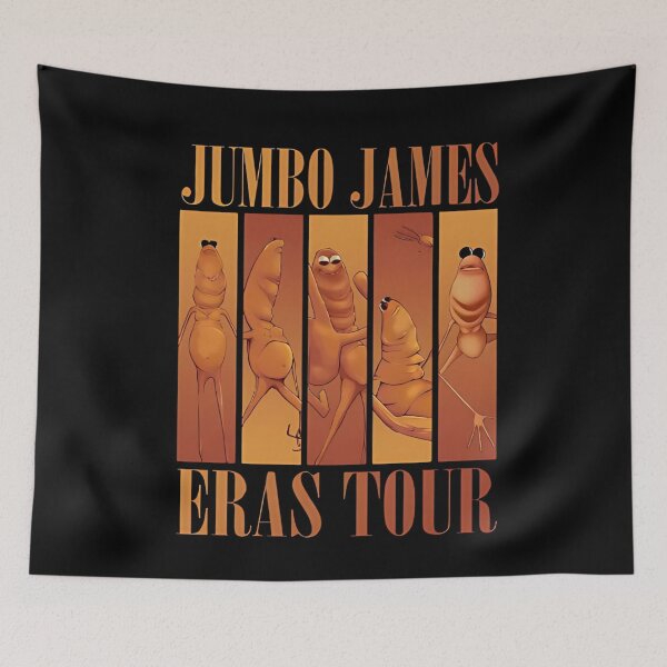 Item preview, Jumbo James Eras Tour Dancing Worm Characters designed and sold by dianadouri.