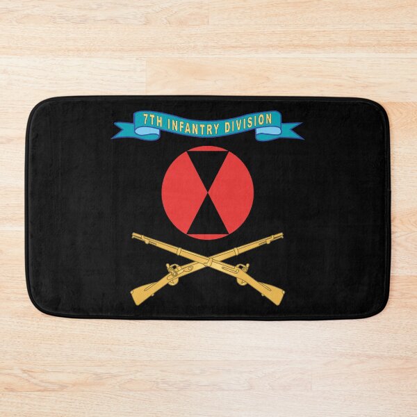 Item preview, Army - 7th Infantry Division - SSI w Ribbon - Br X 300 designed and sold by Military Insignia Products.