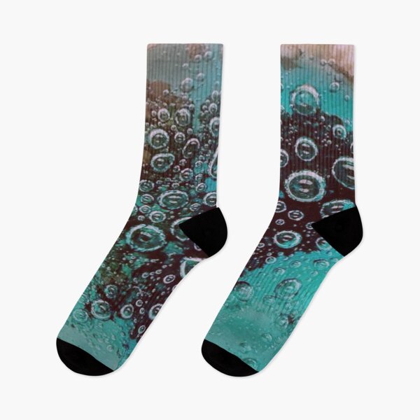 Item preview, Bubble Bloom in Teal Glass designed and sold by icraftart.