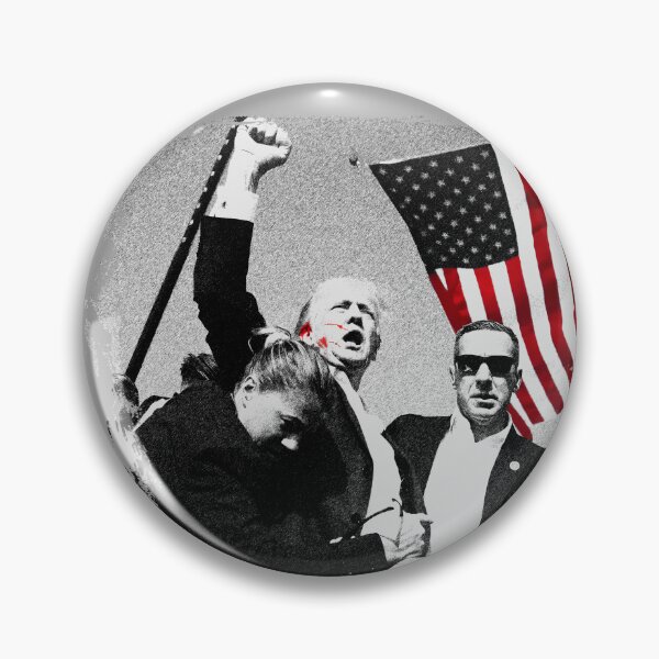 Item preview, Trump 2024 Pennsylvania Attempt Fight President USA POTUS Sticker designed and sold by EdGraphy.