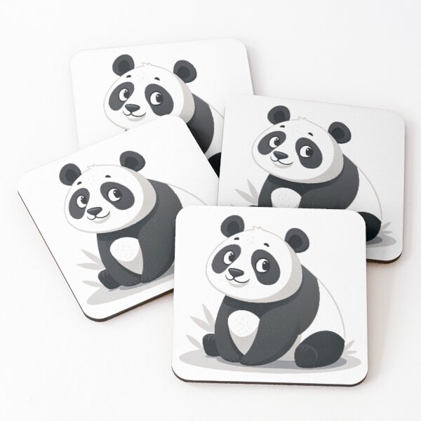 Item preview, Sleepy Panda Sticker – Cute Kawaii Panda on Bamboo Branch designed and sold by Kawaii Planet Studio.