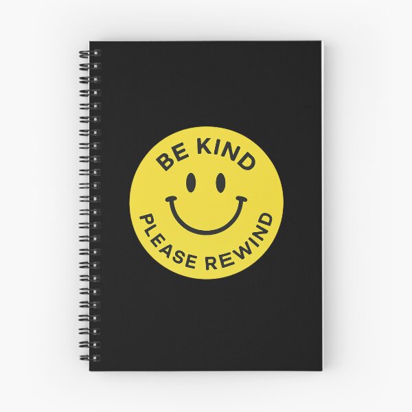 Item preview, Be Kind Please Rewind, Retro Smiley Face Design, VHS Nostalgia Art designed and sold by NaphDesigns.
