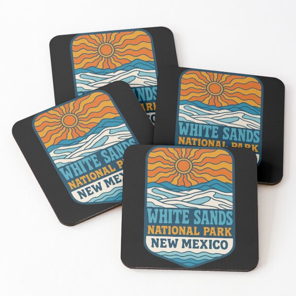 Item preview, White Sands New Mexico Retro Trippy designed and sold by TomFrontierArt.
