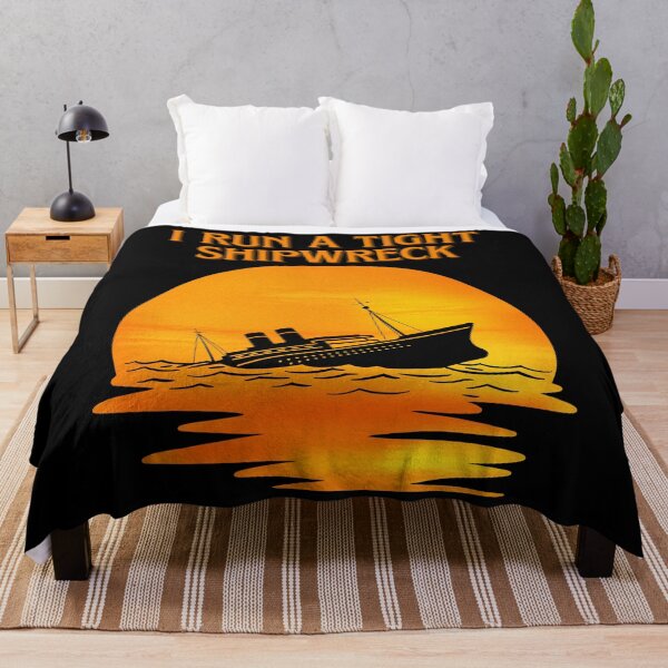 Item preview, I Run a Tight Shipwreck Art designed and sold by MENart Design.