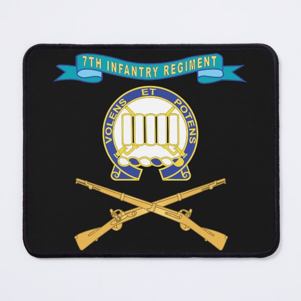 Item preview, Army - 7th Infantry Regiment w Ribbon - Br X 300 designed and sold by Military Insignia Products.