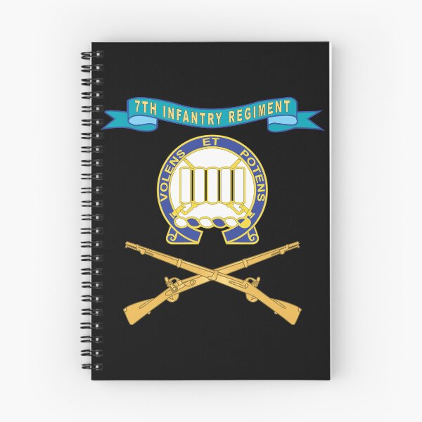 Item preview, Army - 7th Infantry Regiment w Ribbon - Br X 300 designed and sold by Military Insignia Products.