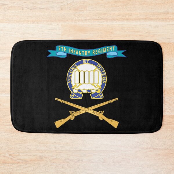 Item preview, Army - 7th Infantry Regiment w Ribbon - Br X 300 designed and sold by Military Insignia Products.