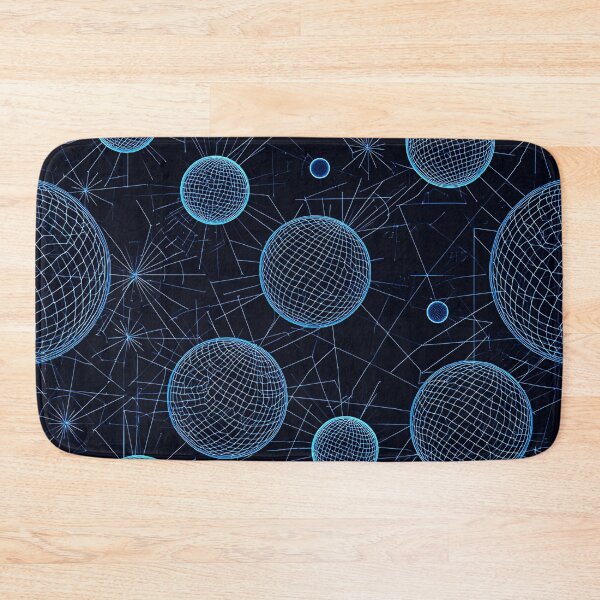 Item preview, Neon Wireframe Orb Field 3 designed and sold by Tom-Johnson.