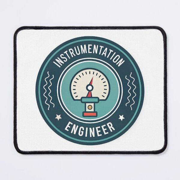 Item preview, Instrumentation Engineer Badge | Industrial Control & Measurement Vector Emblem designed and sold by VividOrganica.