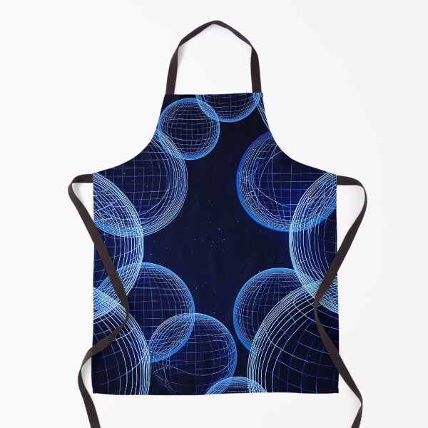 Item preview, Neon Wireframe Orb Field 5 designed and sold by Tom-Johnson.