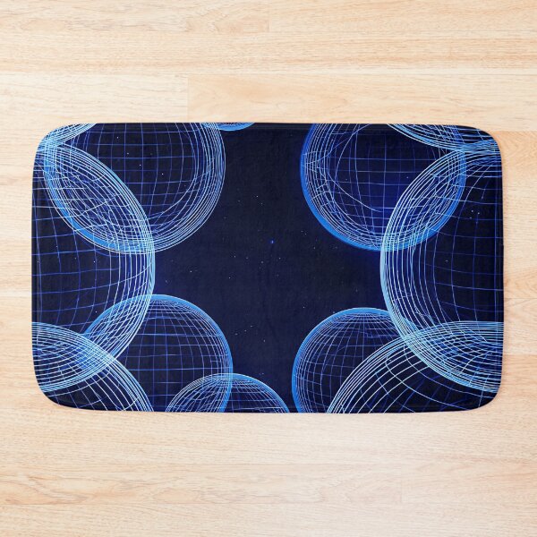 Item preview, Neon Wireframe Orb Field 5 designed and sold by Tom-Johnson.