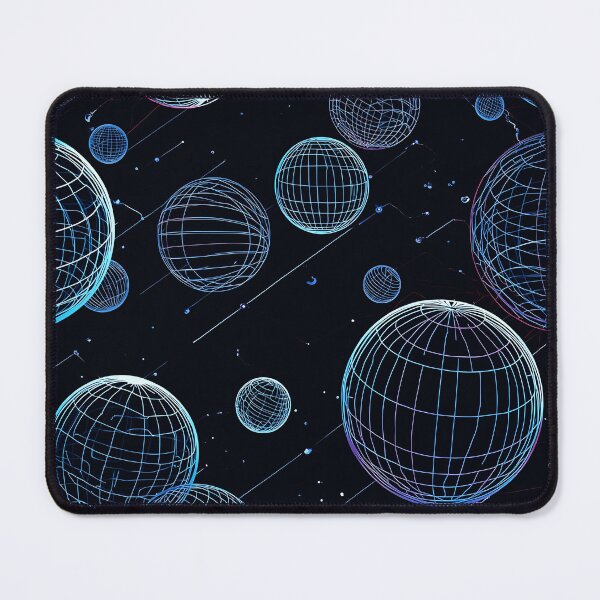 Item preview, Neon Wireframe Orb Field 6 designed and sold by Tom-Johnson.
