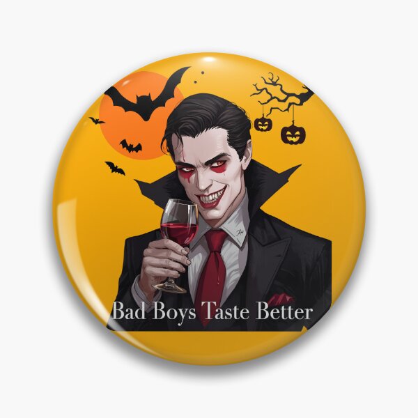 Item preview, Bad Boys Taste Better Vampire Aesthetic | Gothic Halloween Art designed and sold by Lunaria Arts.