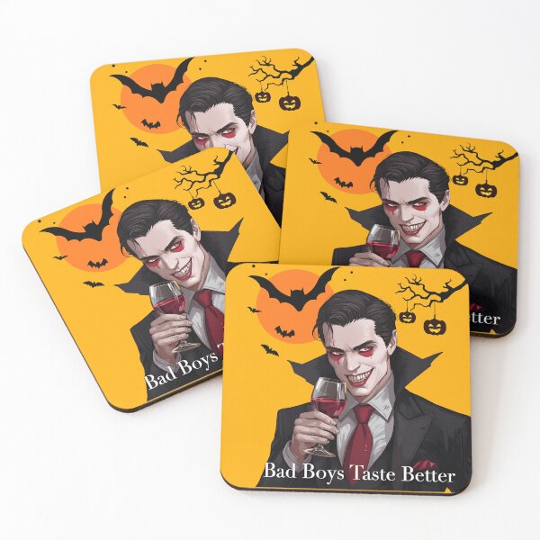 Item preview, Bad Boys Taste Better Vampire Aesthetic | Gothic Halloween Art designed and sold by Lunaria Arts.