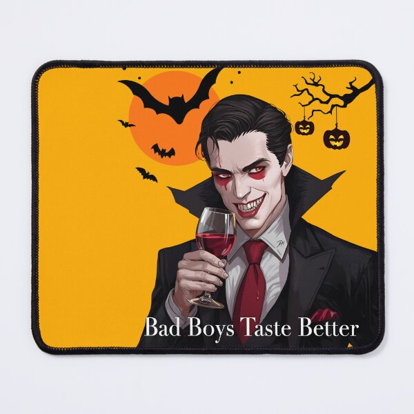 Item preview, Bad Boys Taste Better Vampire Aesthetic | Gothic Halloween Art designed and sold by Lunaria Arts.
