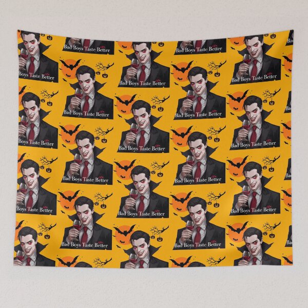 Item preview, Bad Boys Taste Better Vampire Aesthetic | Gothic Halloween Art designed and sold by Lunaria Arts.