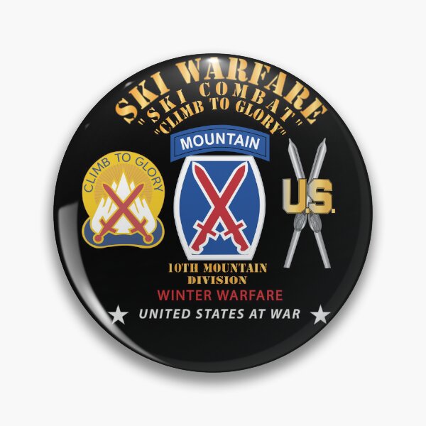Item preview, Army - 10th Mountain Division - DUI - SSI - Winter Warfare X 300 designed and sold by Military Insignia Products.