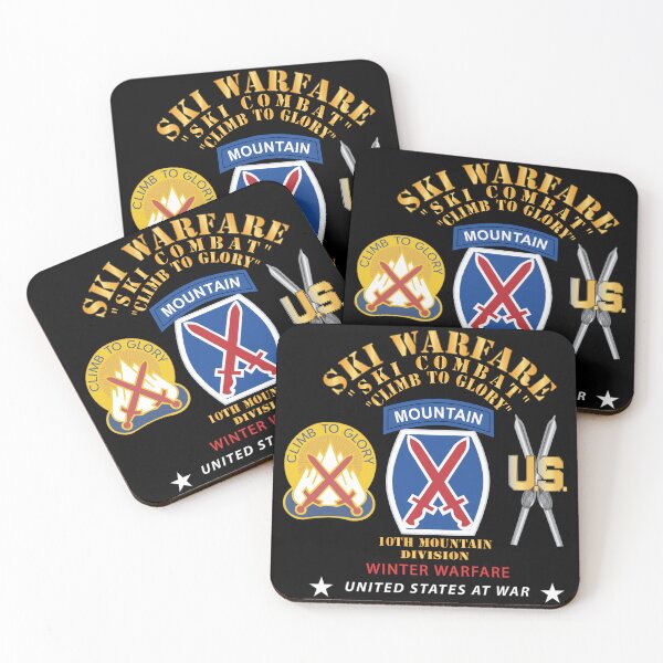 Item preview, Army - 10th Mountain Division - DUI - SSI - Winter Warfare X 300 designed and sold by Military Insignia Products.