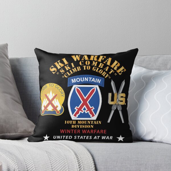 Item preview, Army - 10th Mountain Division - DUI - SSI - Winter Warfare X 300 designed and sold by Military Insignia Products.