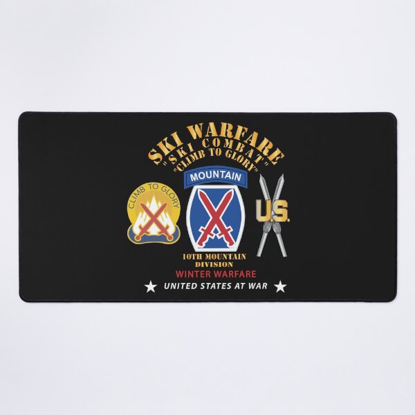 Item preview, Army - 10th Mountain Division - DUI - SSI - Winter Warfare X 300 designed and sold by Military Insignia Products.