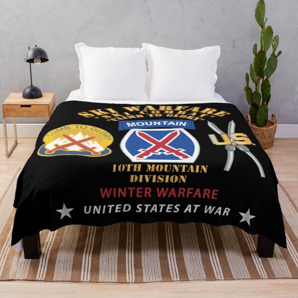 Item preview, Army - 10th Mountain Division - DUI - SSI - Winter Warfare X 300 designed and sold by Military Insignia Products.
