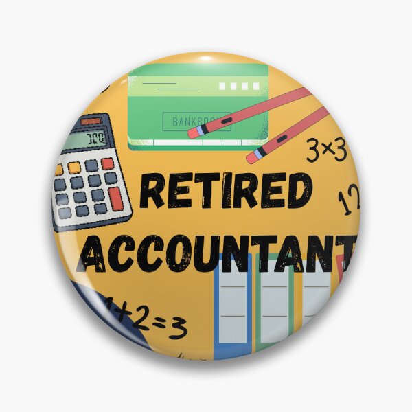 Item preview, Retired Accountant designed and sold by AnulaArt.