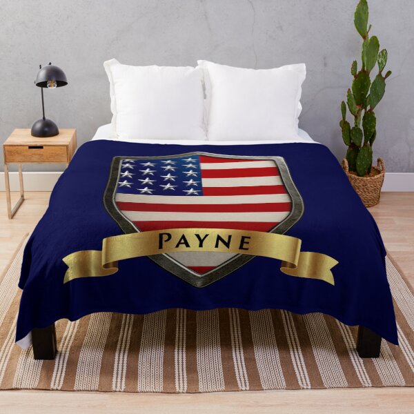 Item preview, Payne Family USA Shield, Stars & Stripes Heritage Crest designed and sold by Highlandkings.