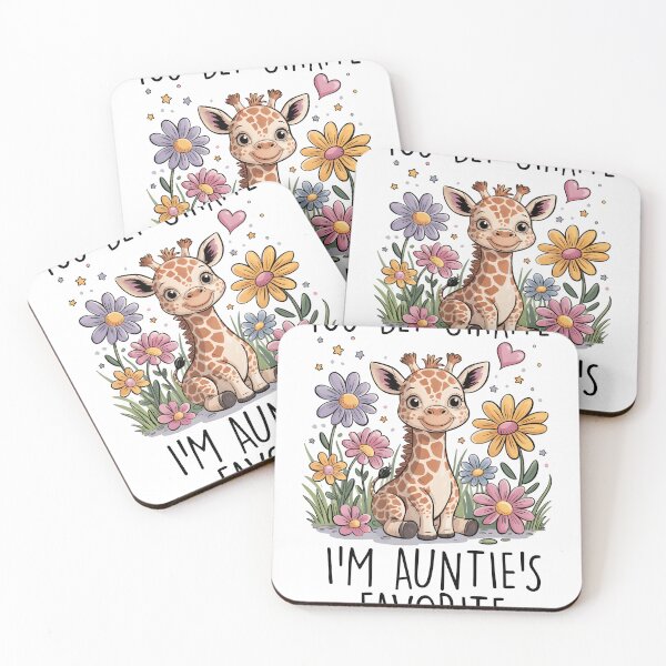 Item preview, Cute Baby Giraffe in a Flower Meadow designed and sold by NickJenkins21.