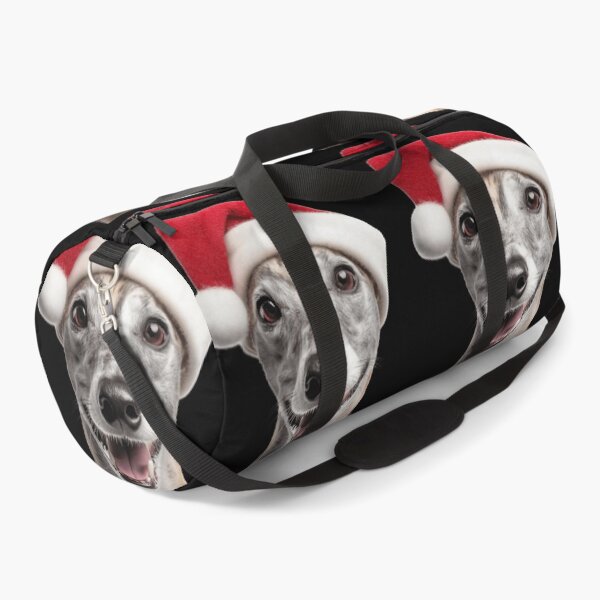 Item preview, Whippet dog with Christmas Hat – Festive Whippet dog Xmas Design designed and sold by LazyOwlStore.
