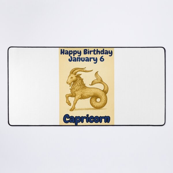 Item preview, Birthday Zodiac Sign – January 6 designed and sold by ariksworld.