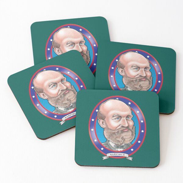 Item preview, James Garfield Caricature designed and sold by claudiaCaton.