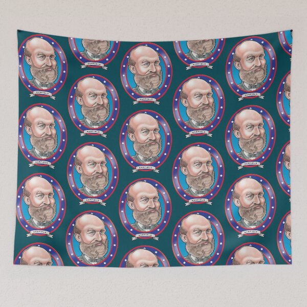 Item preview, James Garfield Caricature designed and sold by claudiaCaton.